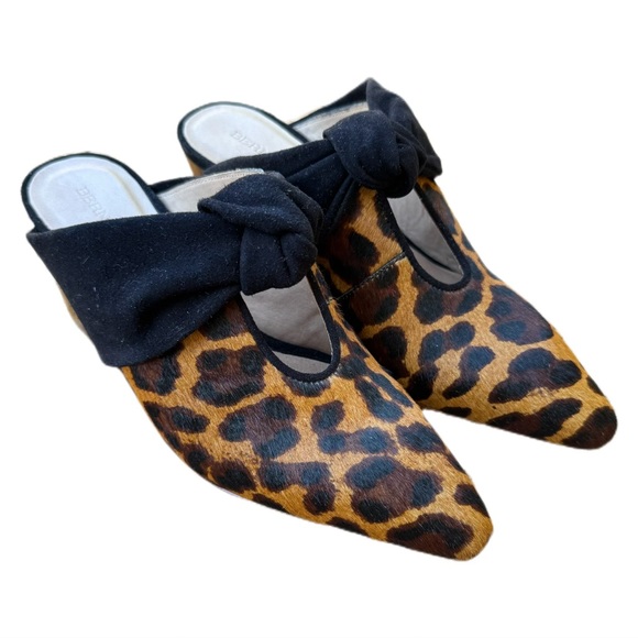 BERNARDO Finley Leopard-Print Slide Mules BRAND NEW Size 8 - Picture 4 of 11